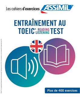 Front cover_Entrainement au TOEIC reading listening test
