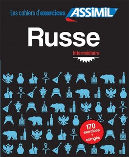 Couverture_Russe : intermédiaire : 170 exercices + corrigés