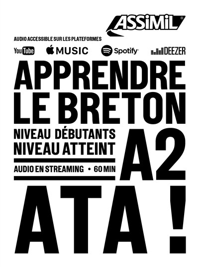 Front cover_Apprendre le breton : niveau débutants : niveau atteint A2