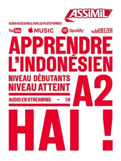 Couverture_Apprendre l'indonésien : niveau débutants : niveau atteint A2