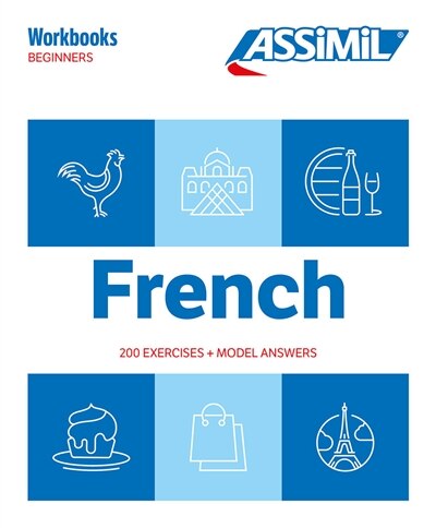 Front cover_French : beginners : 200 exercises + model answers