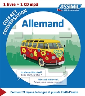 Couverture_Coffret conversation allemand : 1 livre, 1 CD MP3
