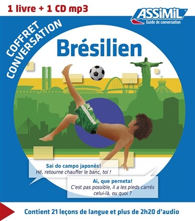 Front cover_Coffret conversation brésilien : 1 livre + 1 CD MP3