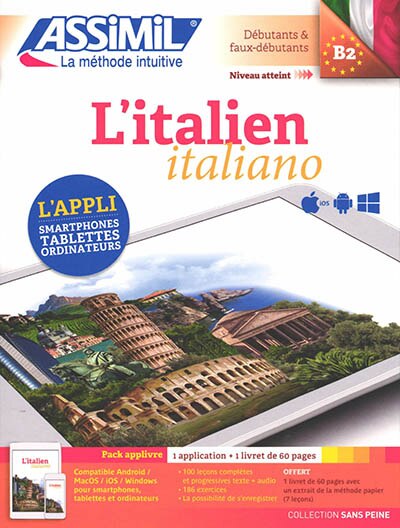 L'Italien B2 Pack App-livre
