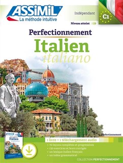 Couverture_Perfectionnement Italien C1 + téléchargement audio