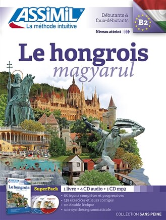 Le Hongrois SANS PEINE  LIVRE+CD (4) + Mp3 ASSIMIL