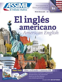 Front cover_El Inglès Americano SANS PEINE  LIVRE+CD (4) + Usb ASSIMIL