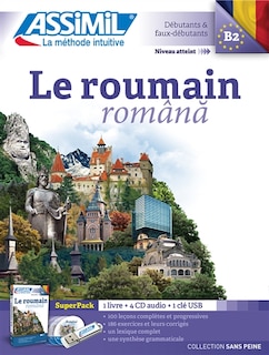 Le Roumain SANS PEINE  LIVRE+CD (4) + Usb ASSIMIL