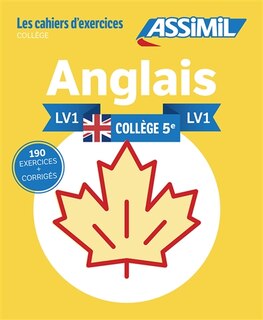 Front cover_Anglais collège 5e, LV1 : 190 exercices + corrigés