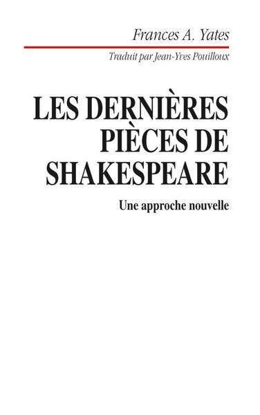 Couverture_Les Dernières pièces de Shakespeare