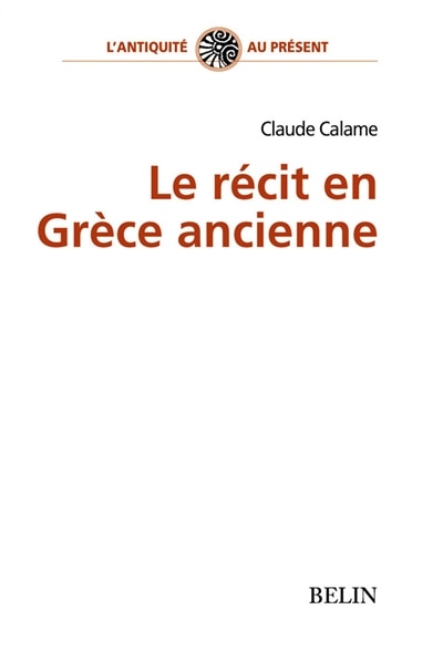 Couverture_Le récit en Grèce ancienne