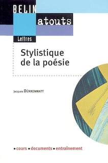 Couverture_Stylistique de la poésie