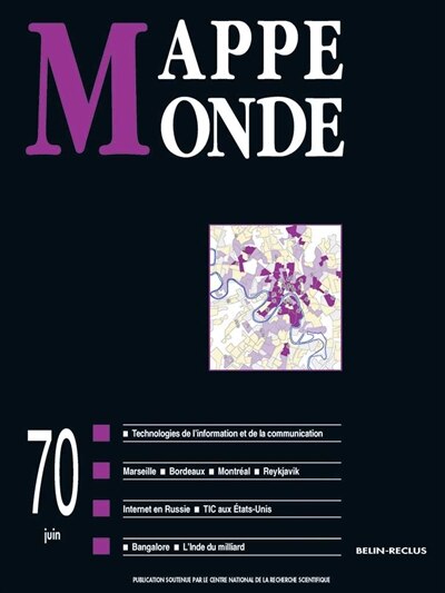 Couverture_Mappemonde, n°70. Technologies de l'information et de la communication