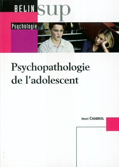 Front cover_Psychopathologie de l'adolescent