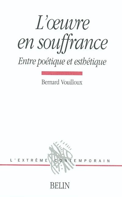 Front cover_L' oeuvre en souffrance