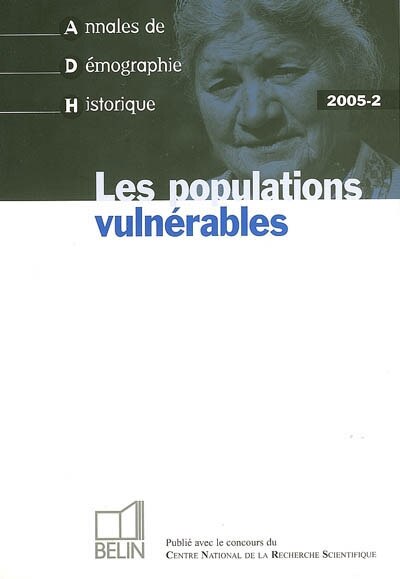 Front cover_Annales de démographie historique, n°2 (2005). Les populations vulnérables
