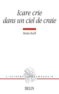 Front cover_Icare crie dans un ciel de craie