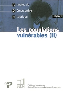 Front cover_Annales de démographie historique, n°1 (2006). Les populations vulnérables 2