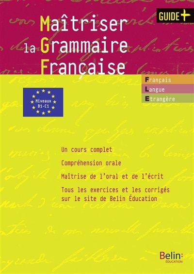 Front cover_Maîtriser la grammaire française