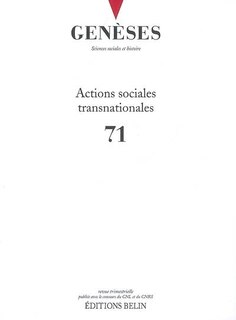 Couverture_Genèses, n°71. Actions sociales transnationales
