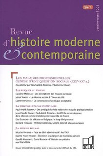 Front cover_Revue d'histoire moderne et contemporaine, n°56-1. Les maladies professionnelles, genèse d'une question sociale (XIXe-XXe siècles)