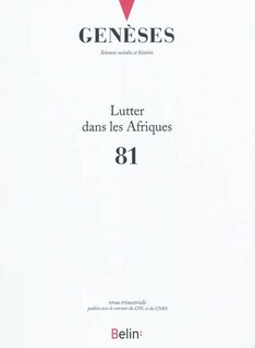Front cover_Genèses, n°81. Lutter dans les Afriques