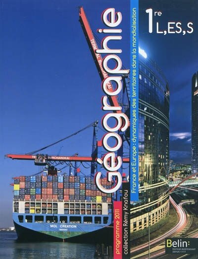 Front cover_Géographie, 1re L, ES, S