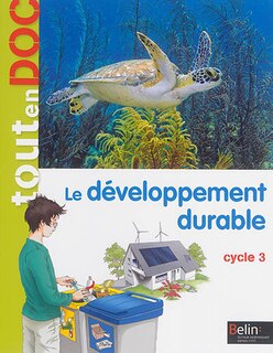 Front cover_Le développement durable, cycle 3