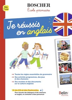 Front cover_Je réussis en anglais : dès 7 ans