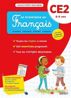 Front cover_Je m'entraîne en français - CE2  8-9 ans