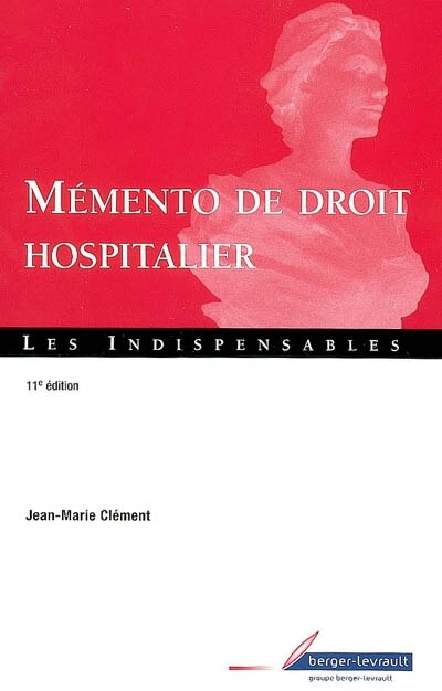 Couverture_Mémento de droit hospitalier