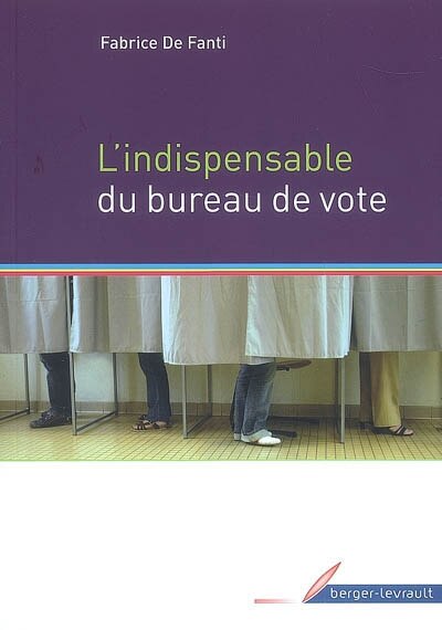 Front cover_L' indispensable du bureau de vote