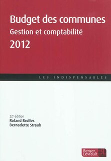 Front cover_Budget des communes 2012 : gestion et comptabilité