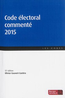 Front cover_Code électoral commenté 2015