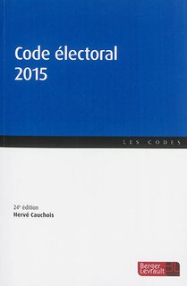 Front cover_Code électoral 2015