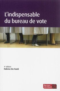 Front cover_L' indispensable du bureau de vote