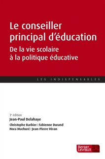 Front cover_Le conseiller principal d'éducation