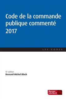 Front cover_Code de la commande publique commenté 2017