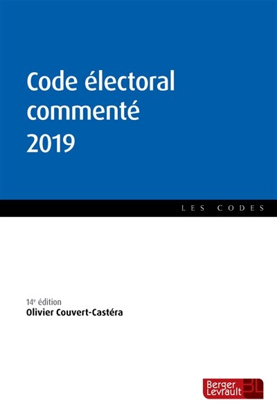 Couverture_Code électoral commenté 2019