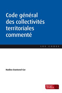 Front cover_Code général des collectivités territoriales commenté