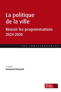 Front cover_La politique de la ville