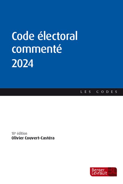 Front cover_Code électoral commenté 2024