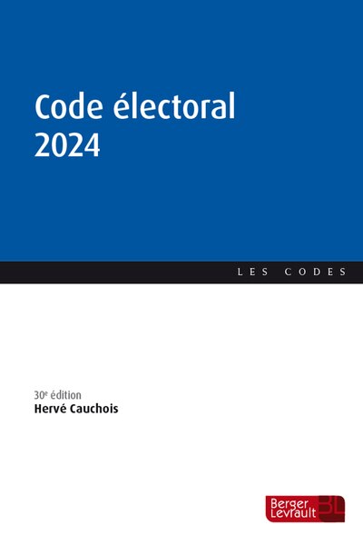 Front cover_Code électoral 2024