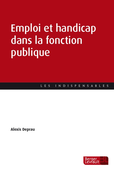 Front cover_Emploi et handicap dans la fonction publique