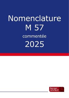 Front cover_Nomenclature M57 commentée : 2025