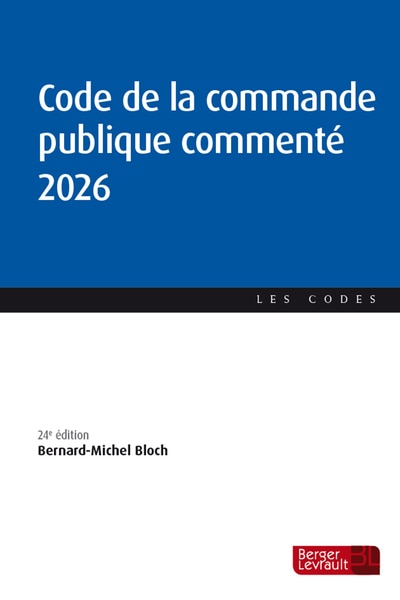 Front cover_Code de la commande publique comment&eacute; 2026