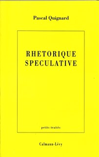 Front cover_Rhétorique spéculative