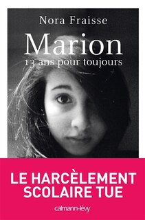 Front cover_Marion, 13 ans pour toujours