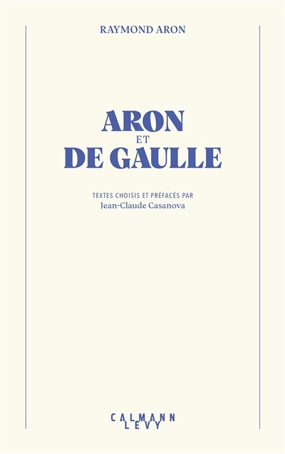 Couverture_Aron et De Gaulle