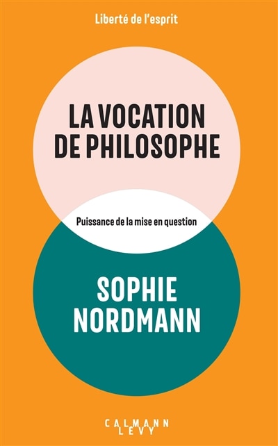Front cover_La vocation de philosophe